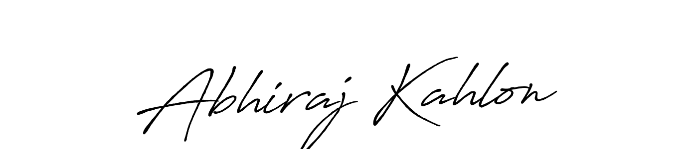 Also we have Abhiraj Kahlon name is the best signature style. Create professional handwritten signature collection using Antro_Vectra_Bolder autograph style. Abhiraj Kahlon signature style 7 images and pictures png