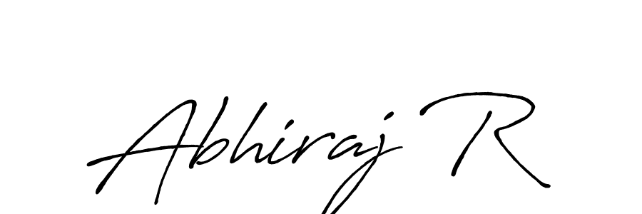 How to make Abhiraj R signature? Antro_Vectra_Bolder is a professional autograph style. Create handwritten signature for Abhiraj R name. Abhiraj R signature style 7 images and pictures png