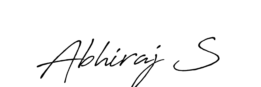 Abhiraj S stylish signature style. Best Handwritten Sign (Antro_Vectra_Bolder) for my name. Handwritten Signature Collection Ideas for my name Abhiraj S. Abhiraj S signature style 7 images and pictures png