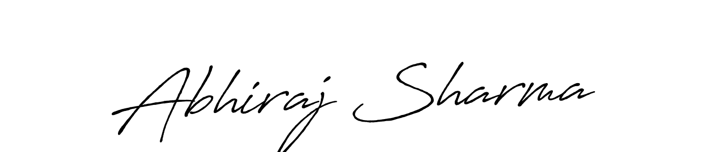 Antro_Vectra_Bolder is a professional signature style that is perfect for those who want to add a touch of class to their signature. It is also a great choice for those who want to make their signature more unique. Get Abhiraj Sharma name to fancy signature for free. Abhiraj Sharma signature style 7 images and pictures png