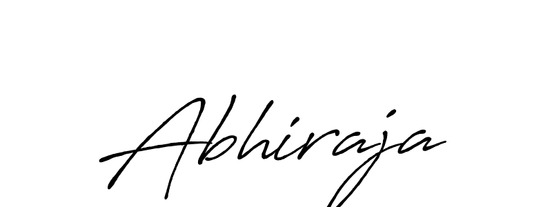 Use a signature maker to create a handwritten signature online. With this signature software, you can design (Antro_Vectra_Bolder) your own signature for name Abhiraja. Abhiraja signature style 7 images and pictures png