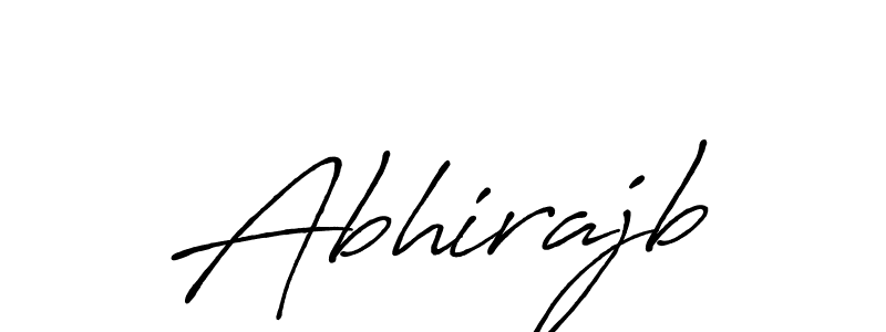 How to make Abhirajb name signature. Use Antro_Vectra_Bolder style for creating short signs online. This is the latest handwritten sign. Abhirajb signature style 7 images and pictures png