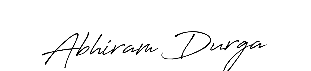 Use a signature maker to create a handwritten signature online. With this signature software, you can design (Antro_Vectra_Bolder) your own signature for name Abhiram Durga. Abhiram Durga signature style 7 images and pictures png