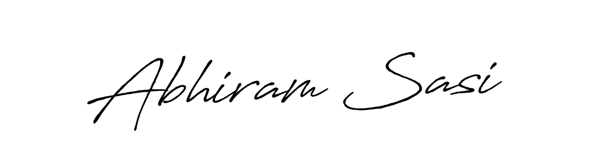 Also we have Abhiram Sasi name is the best signature style. Create professional handwritten signature collection using Antro_Vectra_Bolder autograph style. Abhiram Sasi signature style 7 images and pictures png