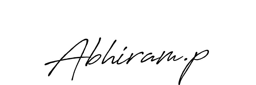 It looks lik you need a new signature style for name Abhiram.p. Design unique handwritten (Antro_Vectra_Bolder) signature with our free signature maker in just a few clicks. Abhiram.p signature style 7 images and pictures png