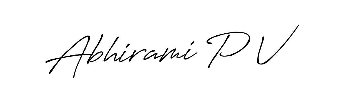 How to Draw Abhirami P V signature style? Antro_Vectra_Bolder is a latest design signature styles for name Abhirami P V. Abhirami P V signature style 7 images and pictures png