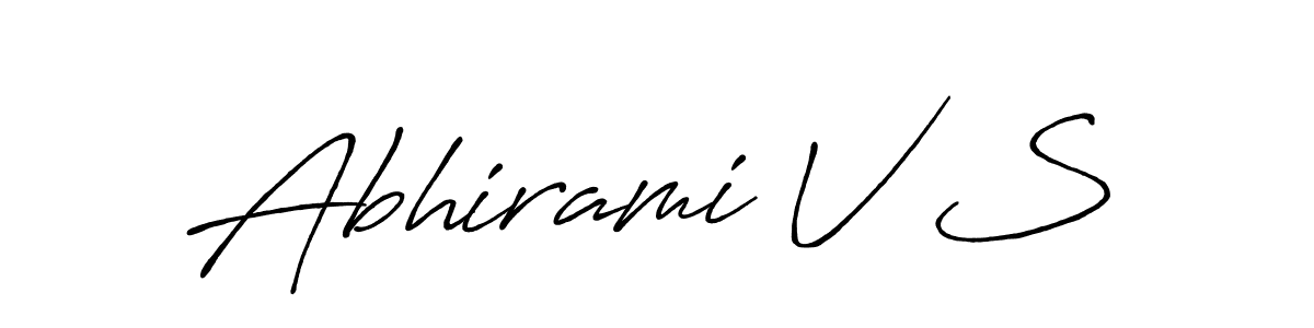 Make a short Abhirami V S signature style. Manage your documents anywhere anytime using Antro_Vectra_Bolder. Create and add eSignatures, submit forms, share and send files easily. Abhirami V S signature style 7 images and pictures png