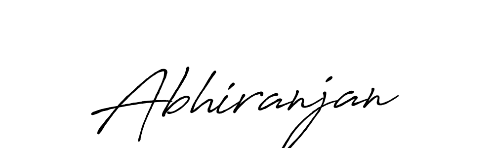 It looks lik you need a new signature style for name Abhiranjan. Design unique handwritten (Antro_Vectra_Bolder) signature with our free signature maker in just a few clicks. Abhiranjan signature style 7 images and pictures png