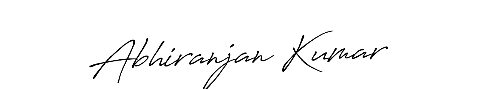 You should practise on your own different ways (Antro_Vectra_Bolder) to write your name (Abhiranjan Kumar) in signature. don't let someone else do it for you. Abhiranjan Kumar signature style 7 images and pictures png