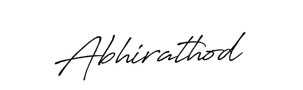 Design your own signature with our free online signature maker. With this signature software, you can create a handwritten (Antro_Vectra_Bolder) signature for name Abhirathod. Abhirathod signature style 7 images and pictures png