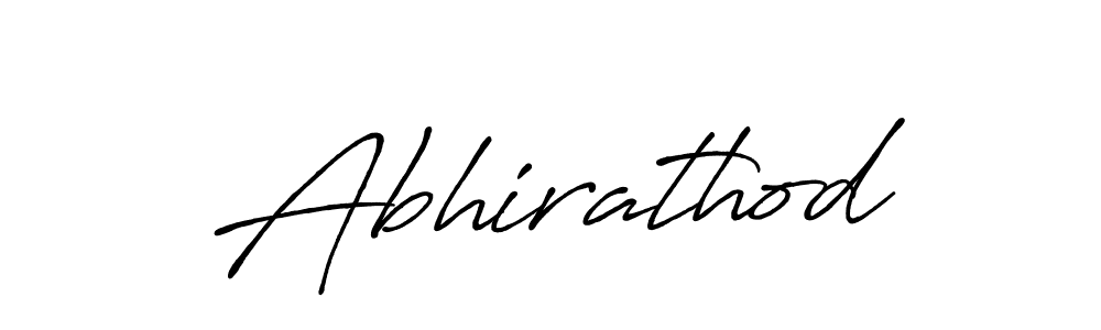 Design your own signature with our free online signature maker. With this signature software, you can create a handwritten (Antro_Vectra_Bolder) signature for name Abhirathod. Abhirathod signature style 7 images and pictures png