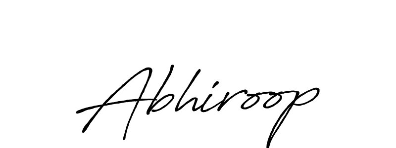 Antro_Vectra_Bolder is a professional signature style that is perfect for those who want to add a touch of class to their signature. It is also a great choice for those who want to make their signature more unique. Get Abhiroop name to fancy signature for free. Abhiroop signature style 7 images and pictures png