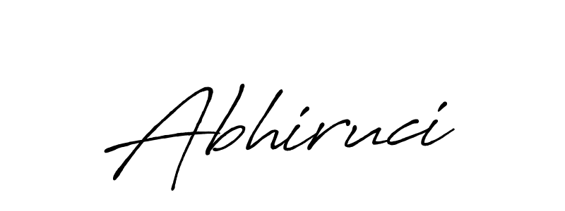 Design your own signature with our free online signature maker. With this signature software, you can create a handwritten (Antro_Vectra_Bolder) signature for name Abhiruci. Abhiruci signature style 7 images and pictures png