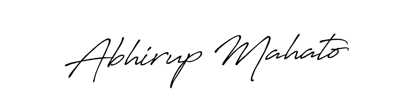 How to Draw Abhirup Mahato signature style? Antro_Vectra_Bolder is a latest design signature styles for name Abhirup Mahato. Abhirup Mahato signature style 7 images and pictures png