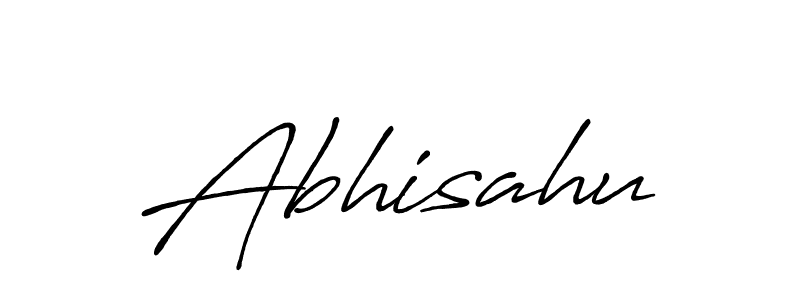 How to make Abhisahu name signature. Use Antro_Vectra_Bolder style for creating short signs online. This is the latest handwritten sign. Abhisahu signature style 7 images and pictures png