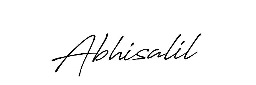 How to make Abhisalil signature? Antro_Vectra_Bolder is a professional autograph style. Create handwritten signature for Abhisalil name. Abhisalil signature style 7 images and pictures png