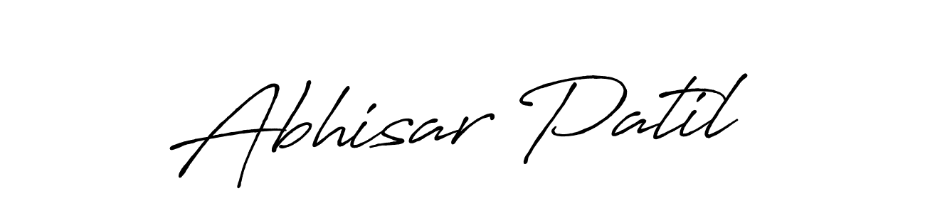 The best way (Antro_Vectra_Bolder) to make a short signature is to pick only two or three words in your name. The name Abhisar Patil include a total of six letters. For converting this name. Abhisar Patil signature style 7 images and pictures png