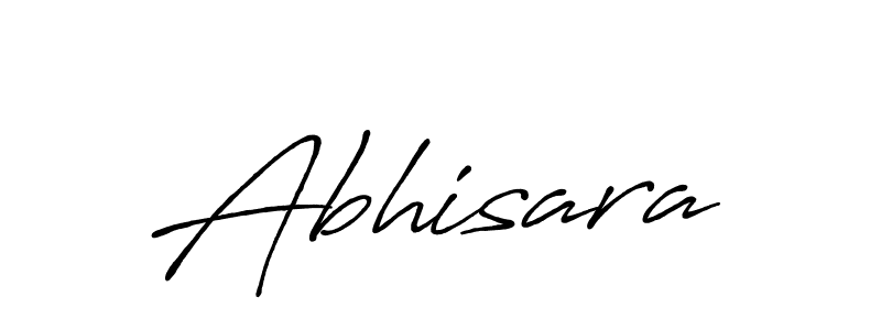 How to make Abhisara name signature. Use Antro_Vectra_Bolder style for creating short signs online. This is the latest handwritten sign. Abhisara signature style 7 images and pictures png