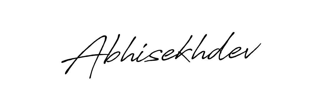 Create a beautiful signature design for name Abhisekhdev. With this signature (Antro_Vectra_Bolder) fonts, you can make a handwritten signature for free. Abhisekhdev signature style 7 images and pictures png