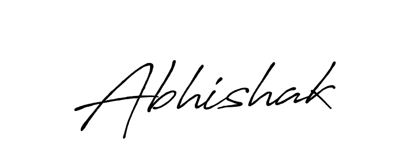 Create a beautiful signature design for name Abhishak. With this signature (Antro_Vectra_Bolder) fonts, you can make a handwritten signature for free. Abhishak signature style 7 images and pictures png