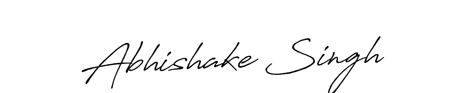 The best way (Antro_Vectra_Bolder) to make a short signature is to pick only two or three words in your name. The name Abhishake Singh include a total of six letters. For converting this name. Abhishake Singh signature style 7 images and pictures png