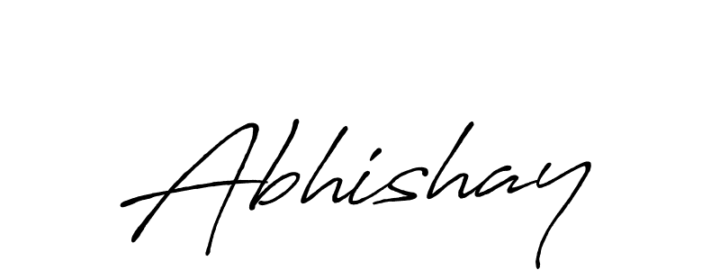 Design your own signature with our free online signature maker. With this signature software, you can create a handwritten (Antro_Vectra_Bolder) signature for name Abhishay. Abhishay signature style 7 images and pictures png