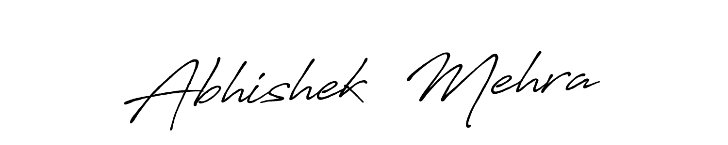 You can use this online signature creator to create a handwritten signature for the name Abhishek  Mehra. This is the best online autograph maker. Abhishek  Mehra signature style 7 images and pictures png