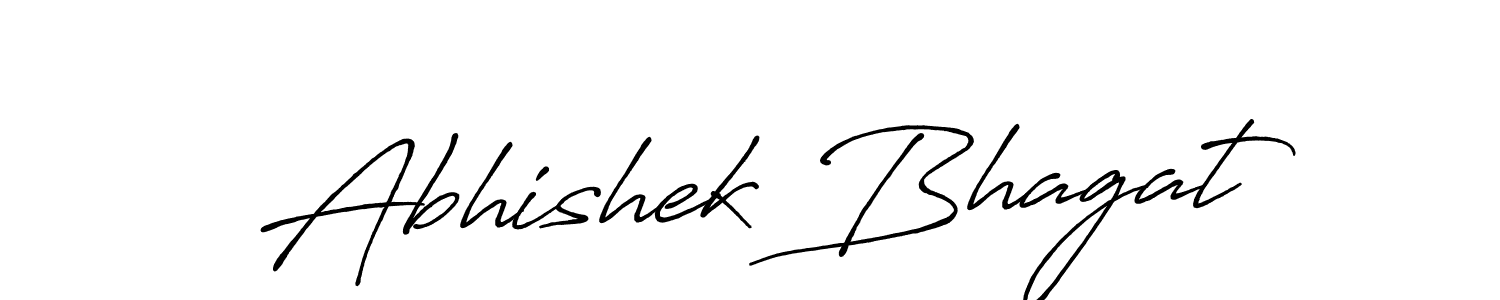 Abhishek Bhagat stylish signature style. Best Handwritten Sign (Antro_Vectra_Bolder) for my name. Handwritten Signature Collection Ideas for my name Abhishek Bhagat. Abhishek Bhagat signature style 7 images and pictures png