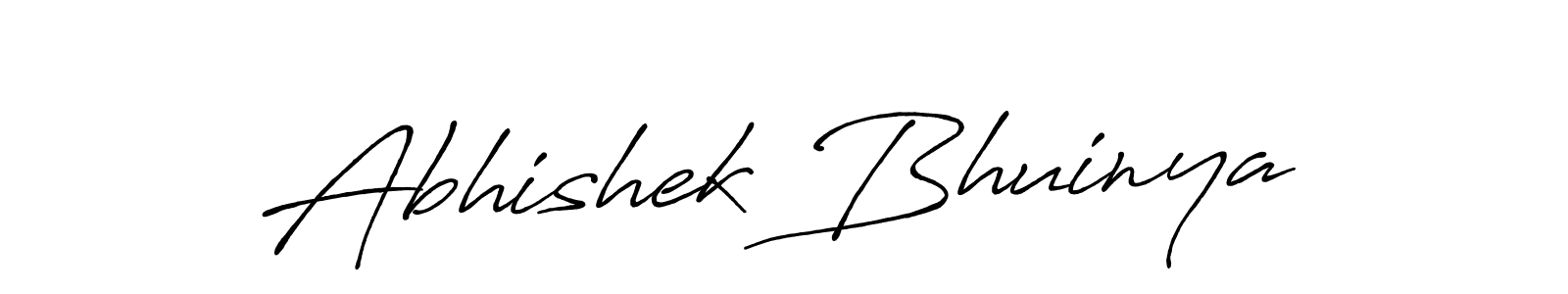 Abhishek Bhuinya stylish signature style. Best Handwritten Sign (Antro_Vectra_Bolder) for my name. Handwritten Signature Collection Ideas for my name Abhishek Bhuinya. Abhishek Bhuinya signature style 7 images and pictures png