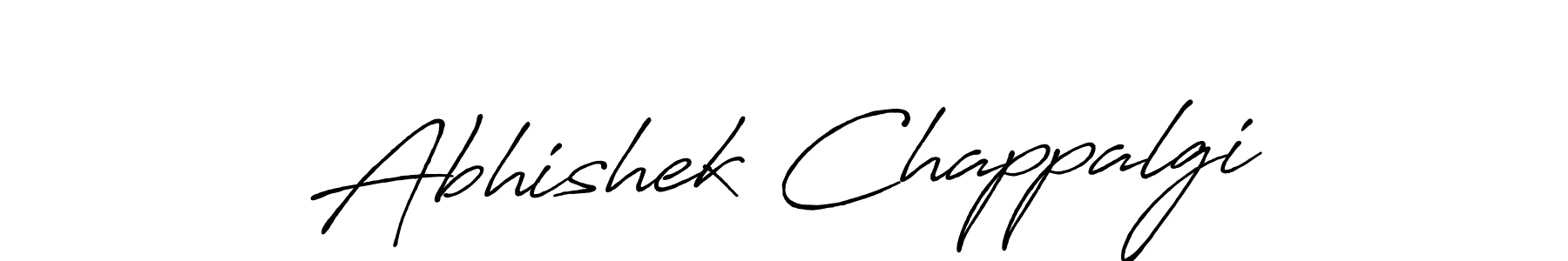 How to make Abhishek Chappalgi signature? Antro_Vectra_Bolder is a professional autograph style. Create handwritten signature for Abhishek Chappalgi name. Abhishek Chappalgi signature style 7 images and pictures png