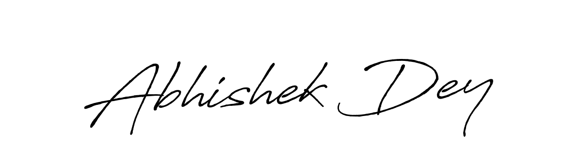 Design your own signature with our free online signature maker. With this signature software, you can create a handwritten (Antro_Vectra_Bolder) signature for name Abhishek Dey. Abhishek Dey signature style 7 images and pictures png