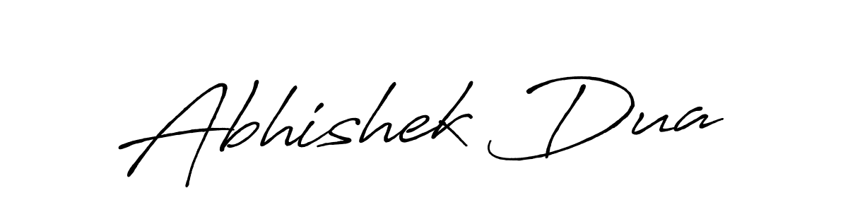 Use a signature maker to create a handwritten signature online. With this signature software, you can design (Antro_Vectra_Bolder) your own signature for name Abhishek Dua. Abhishek Dua signature style 7 images and pictures png