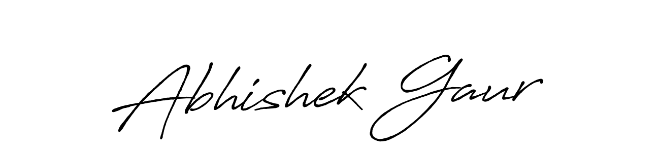 Also You can easily find your signature by using the search form. We will create Abhishek Gaur name handwritten signature images for you free of cost using Antro_Vectra_Bolder sign style. Abhishek Gaur signature style 7 images and pictures png