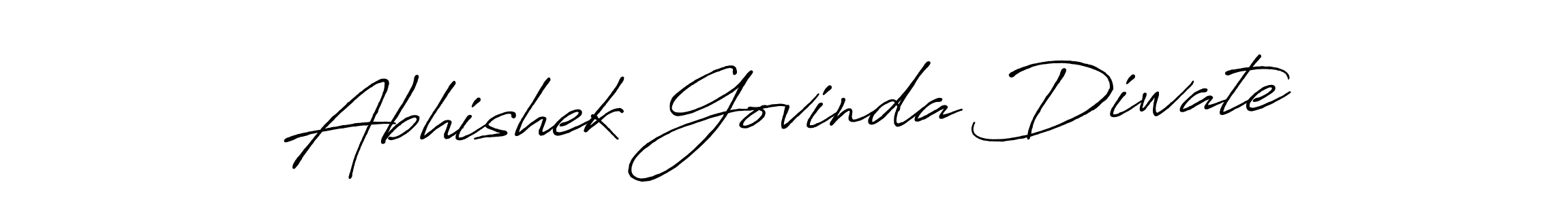 Also we have Abhishek Govinda Diwate name is the best signature style. Create professional handwritten signature collection using Antro_Vectra_Bolder autograph style. Abhishek Govinda Diwate signature style 7 images and pictures png