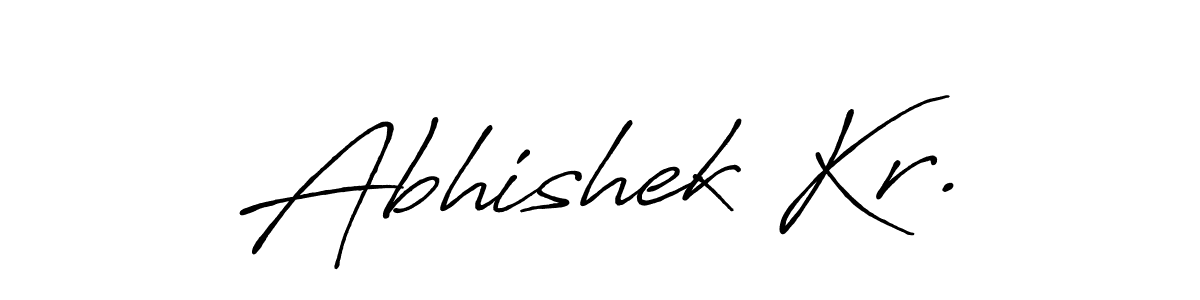 Make a beautiful signature design for name Abhishek Kr.. Use this online signature maker to create a handwritten signature for free. Abhishek Kr. signature style 7 images and pictures png