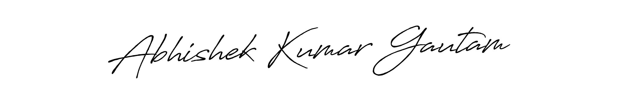 Use a signature maker to create a handwritten signature online. With this signature software, you can design (Antro_Vectra_Bolder) your own signature for name Abhishek Kumar Gautam. Abhishek Kumar Gautam signature style 7 images and pictures png