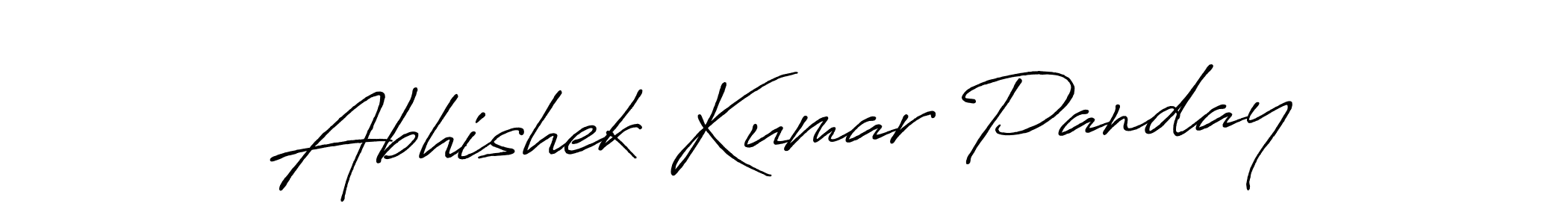 Design your own signature with our free online signature maker. With this signature software, you can create a handwritten (Antro_Vectra_Bolder) signature for name Abhishek Kumar Panday. Abhishek Kumar Panday signature style 7 images and pictures png