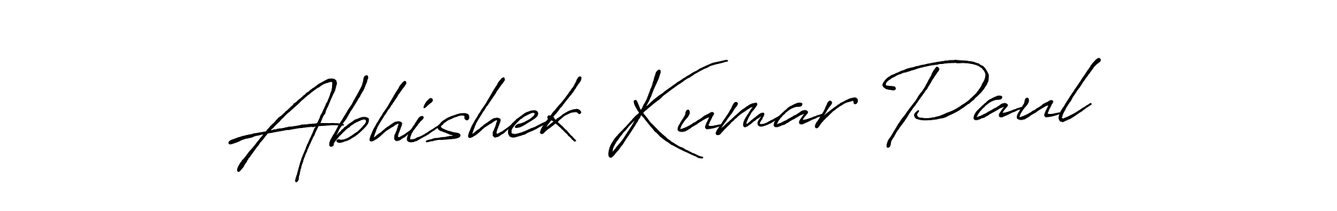 Also we have Abhishek Kumar Paul name is the best signature style. Create professional handwritten signature collection using Antro_Vectra_Bolder autograph style. Abhishek Kumar Paul signature style 7 images and pictures png