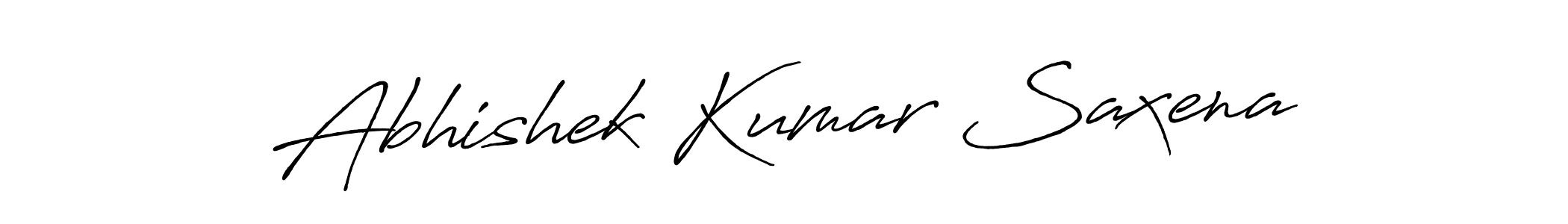 Design your own signature with our free online signature maker. With this signature software, you can create a handwritten (Antro_Vectra_Bolder) signature for name Abhishek Kumar Saxena. Abhishek Kumar Saxena signature style 7 images and pictures png