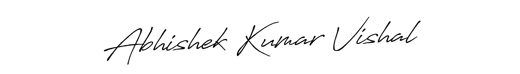 Make a short Abhishek Kumar Vishal signature style. Manage your documents anywhere anytime using Antro_Vectra_Bolder. Create and add eSignatures, submit forms, share and send files easily. Abhishek Kumar Vishal signature style 7 images and pictures png