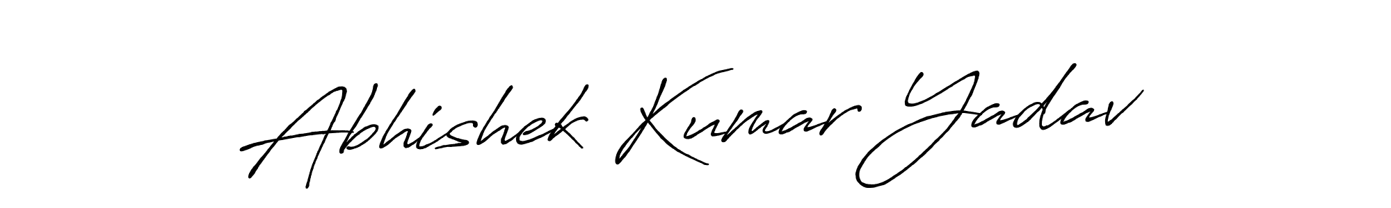 Abhishek Kumar Yadav stylish signature style. Best Handwritten Sign (Antro_Vectra_Bolder) for my name. Handwritten Signature Collection Ideas for my name Abhishek Kumar Yadav. Abhishek Kumar Yadav signature style 7 images and pictures png