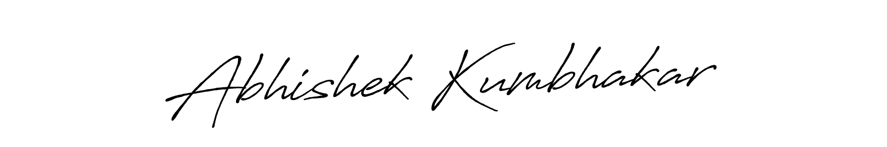 The best way (Antro_Vectra_Bolder) to make a short signature is to pick only two or three words in your name. The name Abhishek Kumbhakar include a total of six letters. For converting this name. Abhishek Kumbhakar signature style 7 images and pictures png