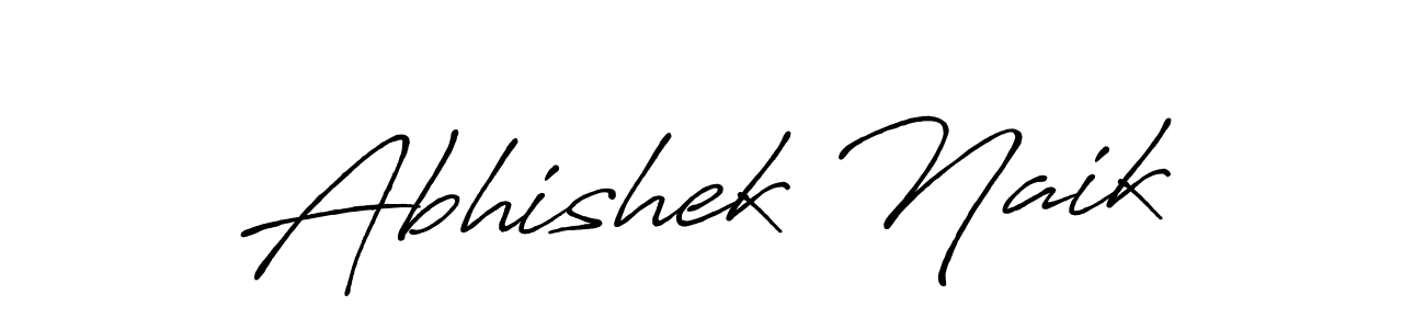 Also we have Abhishek Naik name is the best signature style. Create professional handwritten signature collection using Antro_Vectra_Bolder autograph style. Abhishek Naik signature style 7 images and pictures png