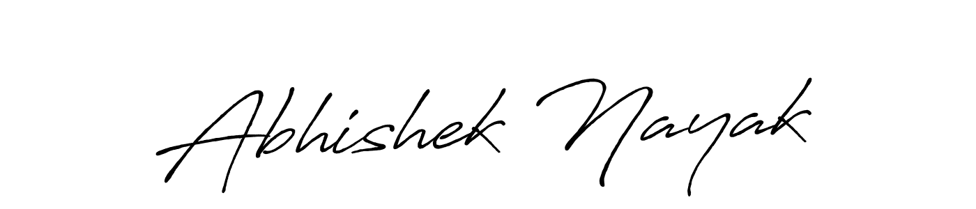 Abhishek Nayak stylish signature style. Best Handwritten Sign (Antro_Vectra_Bolder) for my name. Handwritten Signature Collection Ideas for my name Abhishek Nayak. Abhishek Nayak signature style 7 images and pictures png