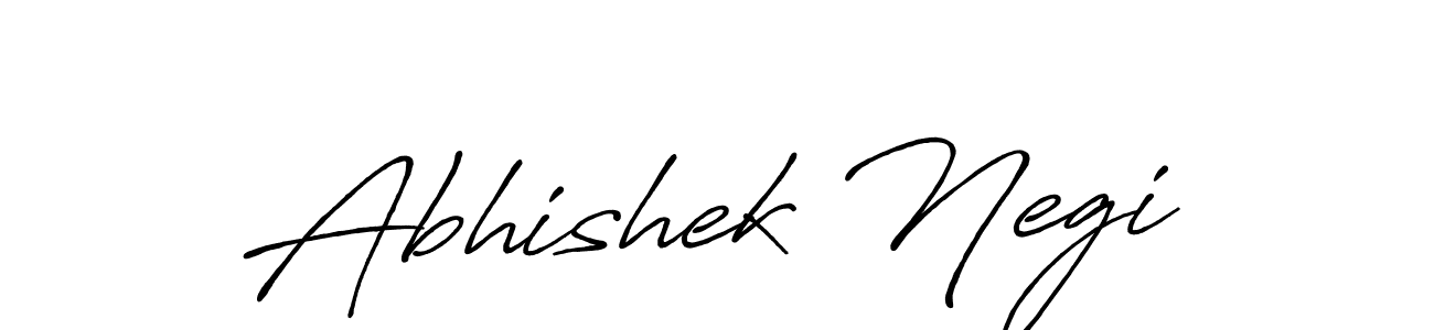 Abhishek Negi stylish signature style. Best Handwritten Sign (Antro_Vectra_Bolder) for my name. Handwritten Signature Collection Ideas for my name Abhishek Negi. Abhishek Negi signature style 7 images and pictures png