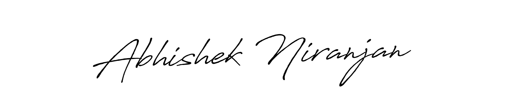 Use a signature maker to create a handwritten signature online. With this signature software, you can design (Antro_Vectra_Bolder) your own signature for name Abhishek Niranjan. Abhishek Niranjan signature style 7 images and pictures png