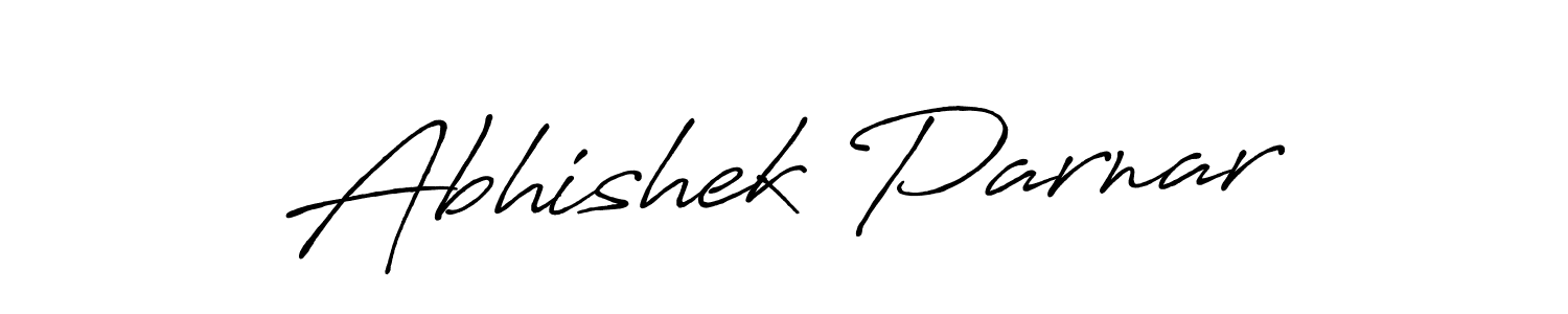 Abhishek Parnar stylish signature style. Best Handwritten Sign (Antro_Vectra_Bolder) for my name. Handwritten Signature Collection Ideas for my name Abhishek Parnar. Abhishek Parnar signature style 7 images and pictures png
