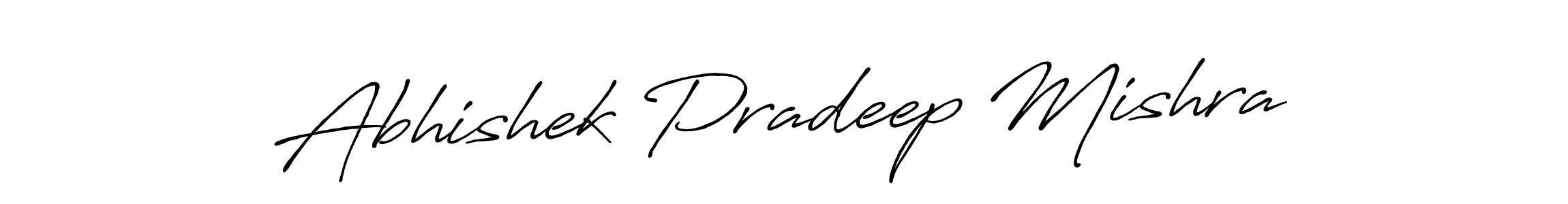 Also we have Abhishek Pradeep Mishra name is the best signature style. Create professional handwritten signature collection using Antro_Vectra_Bolder autograph style. Abhishek Pradeep Mishra signature style 7 images and pictures png