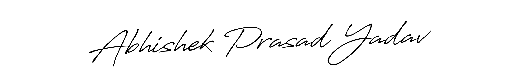 Also we have Abhishek Prasad Yadav name is the best signature style. Create professional handwritten signature collection using Antro_Vectra_Bolder autograph style. Abhishek Prasad Yadav signature style 7 images and pictures png
