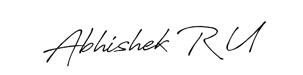 Best and Professional Signature Style for Abhishek R U. Antro_Vectra_Bolder Best Signature Style Collection. Abhishek R U signature style 7 images and pictures png